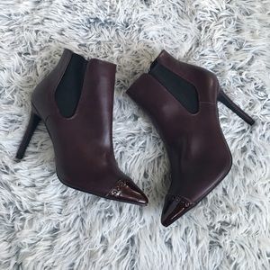 Versace V 1969 Clarice Booties Bordeaux